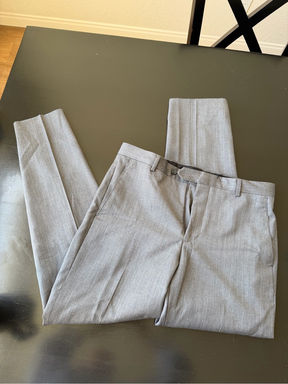 Men's Gray Dress Pants - Classic Tailored Fit